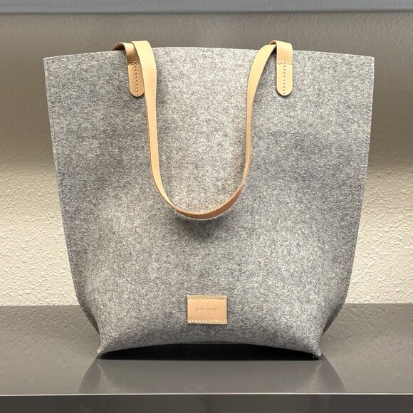 Graf Lantz Hana Merino Wool Tote - Granite (Gray) - Picture 1 of 5